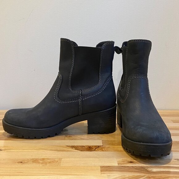 Cougar Dallas Waterproof Womens chunky heels Ankle Boots Dark blue Size 7M - Picture 5 of 16